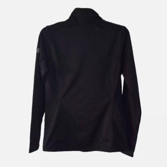 The North Face Women’s Jacket Sz S NWT Black Softshell 1/4 Zip Athletic Fit - Picture 2 of 13